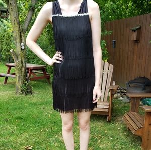 Adorable Flapper Girl Costume | Fringe & Sequins